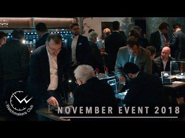 The Watchmaker's Club - London Watch Collectors Event Nov 2018