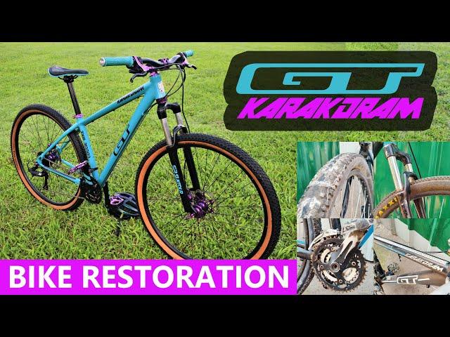 Bike Restoration - GT Karakoram Turquoise & Purple Restoration + 50K Subscribers Giveaway