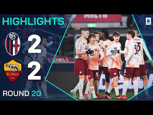 BOLOGNA-ROMA 2-2 | HIGHLIGHTS | Late VAR drama as Roma snatch a point | Serie A 2024/25