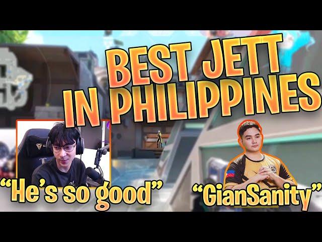 TENZ WAS IMPRESSED WITH THE BEST JETT IN THE PHILIPPINES "GianSanity"  | Daily Valorant Short