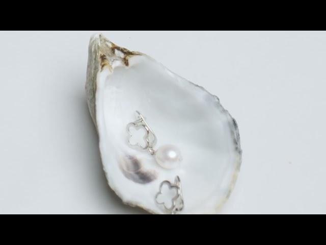Mayfair Pearls Quatrefoil Freshwater Pearl Earrings