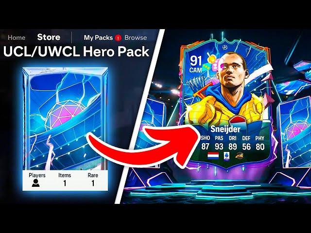 40x UCL HERO PRE-ORDER PACKS!  FC 24 Ultimate Team