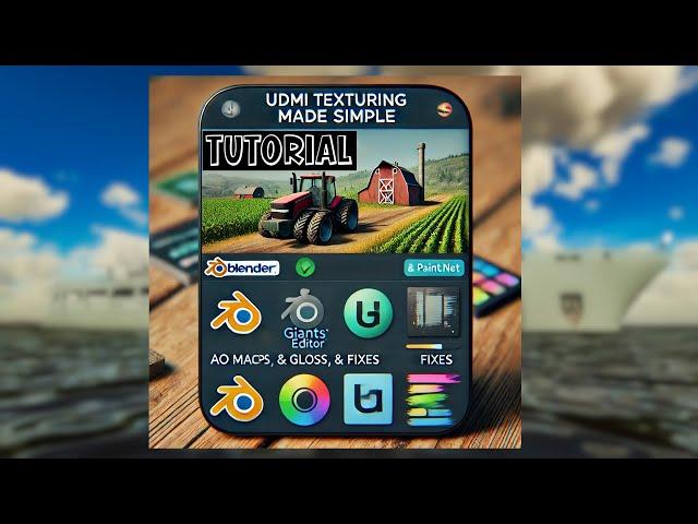 UDMI Texturing Made Simple Tutorial (FS22)