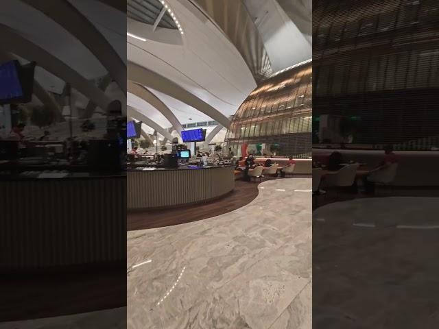 Brand New Priority Pass Lounge Abu Dhabi Airport ️  #TravelVlog #Travel