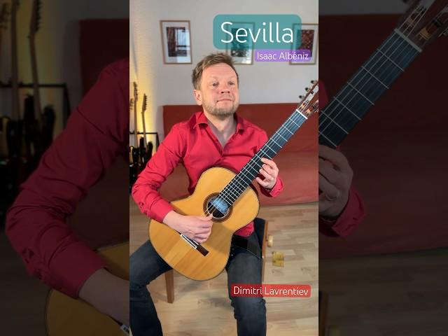 Dimitri Lavrentiev plays Sevilla by Isaac Albéniz. #classicalguitar #spanishguitar #guitarra