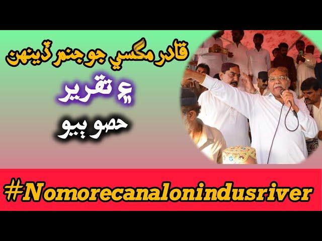 Qadir Magsi || Viral Video || STP #sindhispeech