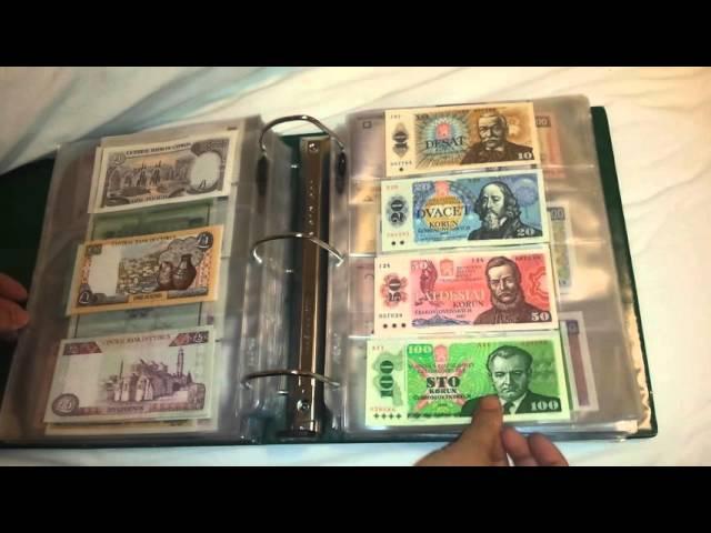 My Full Paper Money World Currency Collection As Of March 2016 Part 1