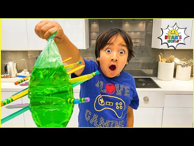 Top 5 Easy Science Experiments for kids to do at home with Ryan's World!