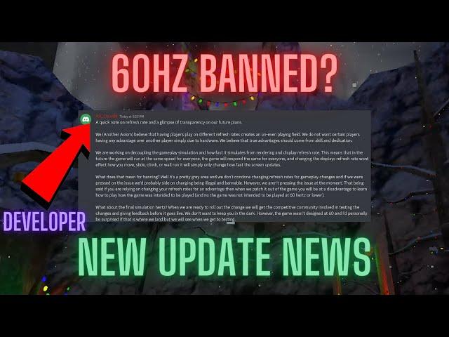 Can you get BANNED for 60hz? - New Gorilla Tag UPDATE News