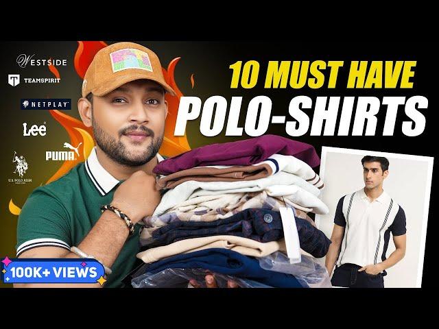 10 Best Polo Shirts/T-Shirts Outfit For Men on Myntra  Westside, US Polo | Haul 2024 | ONE CHANCE