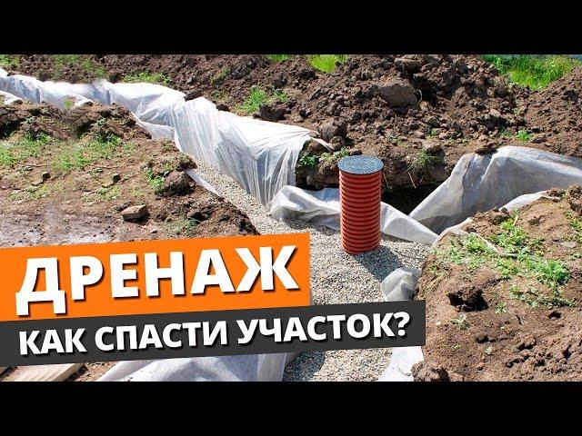 СРОЧНО нужен дренаж участка ПОКА НЕ ПОЗДНО! / Как сделать дренаж качественно?