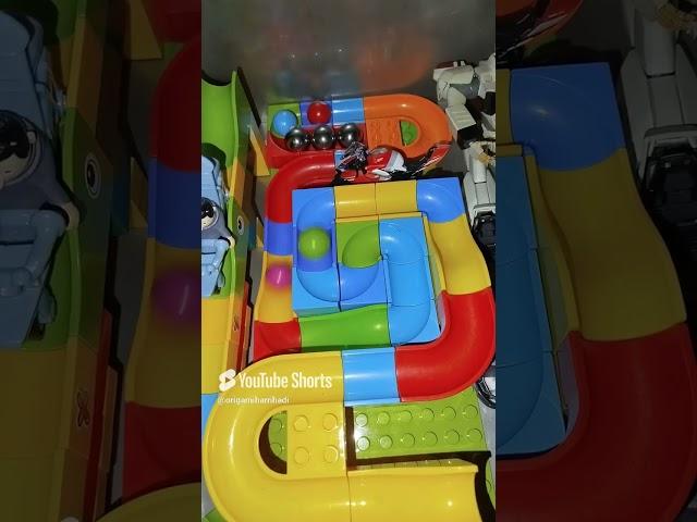 1212 【#マーブルラン】スリル満点のマーブランレース！Thrilling #marble run race! #ASMR #marblerun