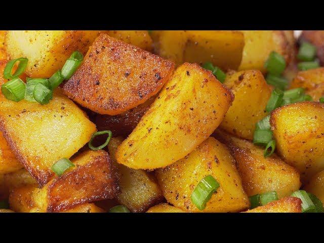 Country Fried Potato Wedges. Recipe by Always Yummy!