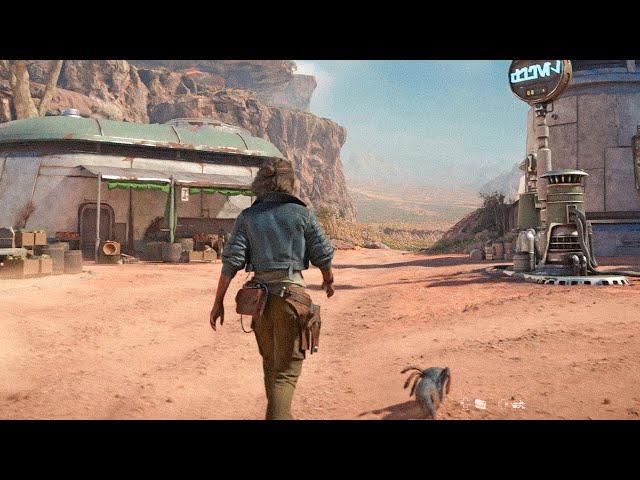 STAR WARS OUTLAWS - Early Open World Gameplay..