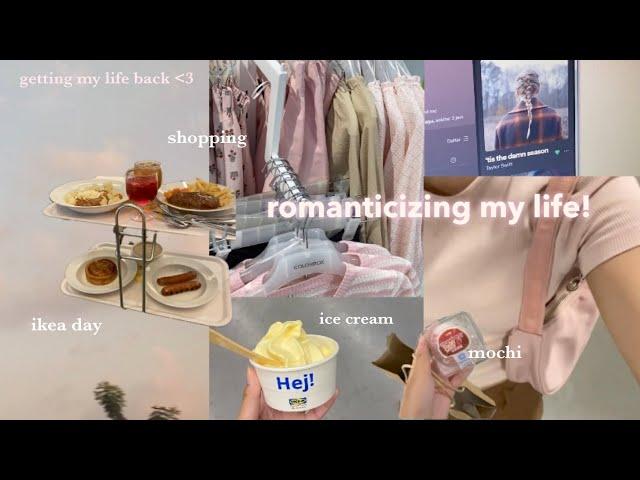 𐙚 romanticizing my life! ️grwm, going to ikea, shopping, movie nights etc.