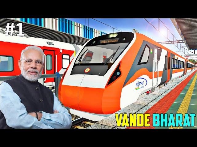 Vande Bharat Express Train Journey in Train Simulator - PC FHD GamePlay !