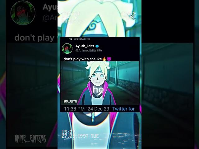 Don't Play With Sasuke | [AMV/Edit] #shorts #anime #naruto #sasuke