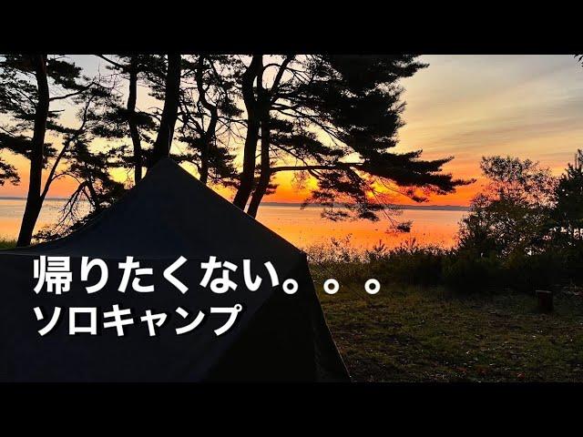 【神景色】忙しい毎日を送っているあなたへ最高の朝焼けを【ソロキャンプ】