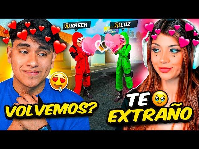 EMPAREJO CON MI EX DUA "LUZ GAMING" EN FREE FIRE Y NO CREERAS LO QUE PASO!!