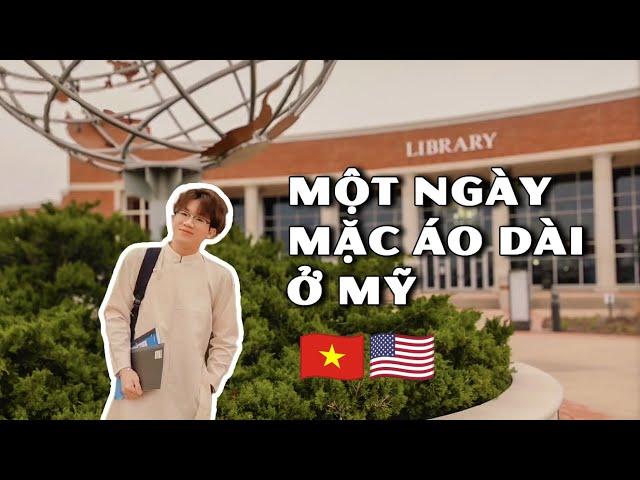 TRẢI NGHIỆM MỘT NGÀY MẶC ÁO DÀI ĐI HỌC Ở MỸ | utas