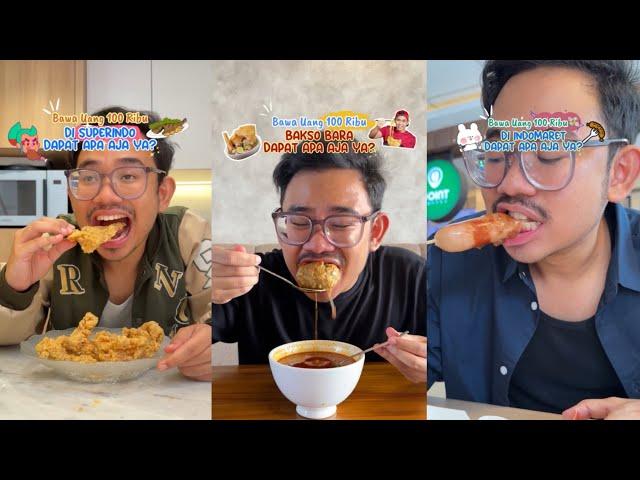 JAJAN PAKAI UANG 100 RIBU DAPAT APA YA? || Kompilasi Video Ravie.Pie