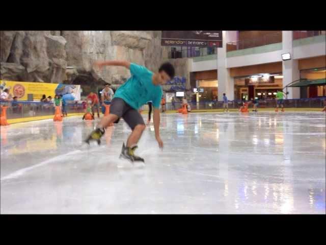 ICE SKATING FREESTYLE TRICKS