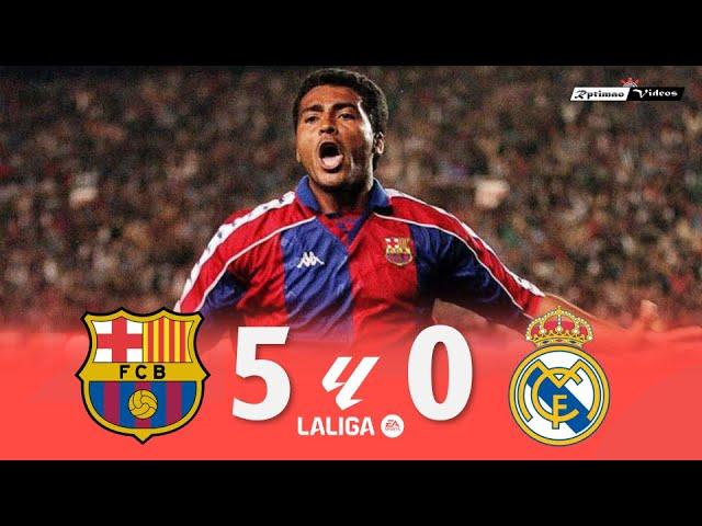 Barcelona 5 x 0 Real Madrid (Romário Hat-Trick) ● La Liga 93/94 Extended Goals & Highlights HD