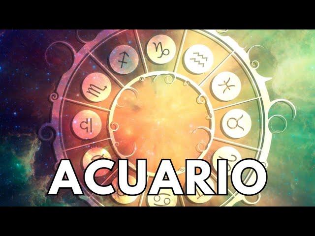 ACUARIO ️ Liberas el pasado. Prosperidad y libertad. Momento especial para la profesión y dinero.