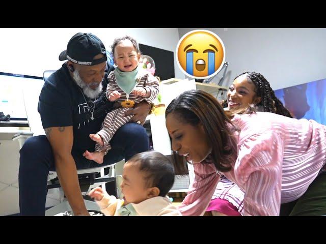 Half Korean Twins Meet Their Black American Grandparents for the First time