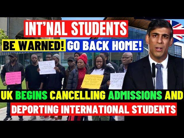 UK Begins CANCELLING Admissions & DEPORTING International Students From Public Universities: No Visa