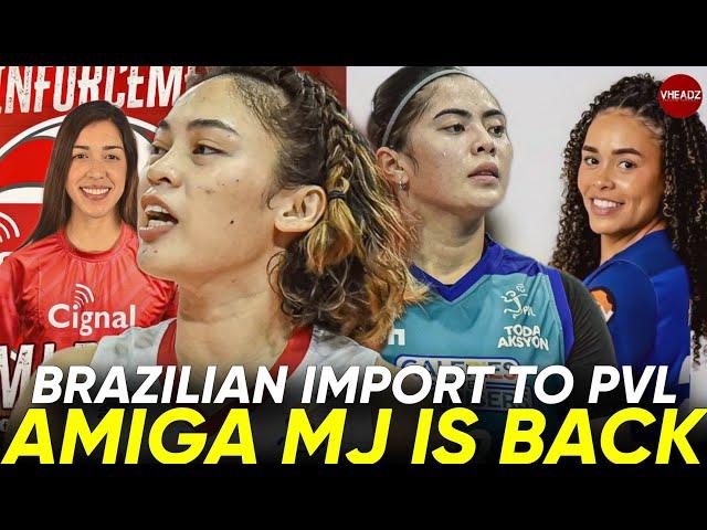 AMIGA MJ Perez is BACK w/ CIGNAL! Reunion w/ Dawn! REMATCH vs Bell! YOUNG Brazilian IMPORT sa PVL!