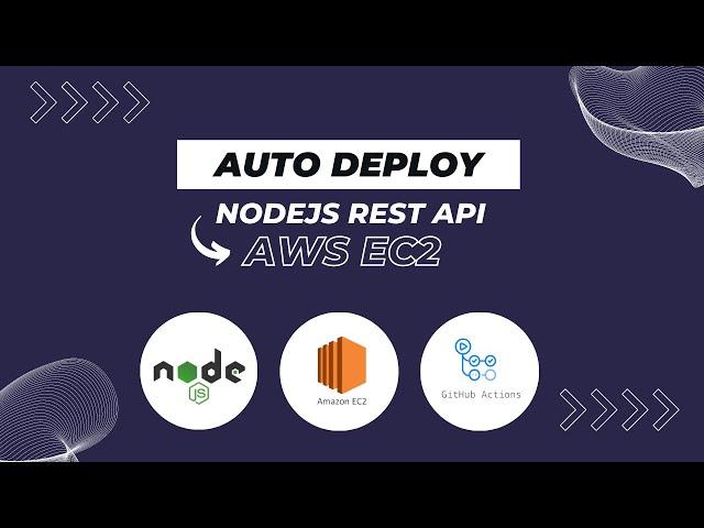 Auto Deploy Nodejs Rest API on AWS EC2 | CI/CD pipeline using GitHub Actions