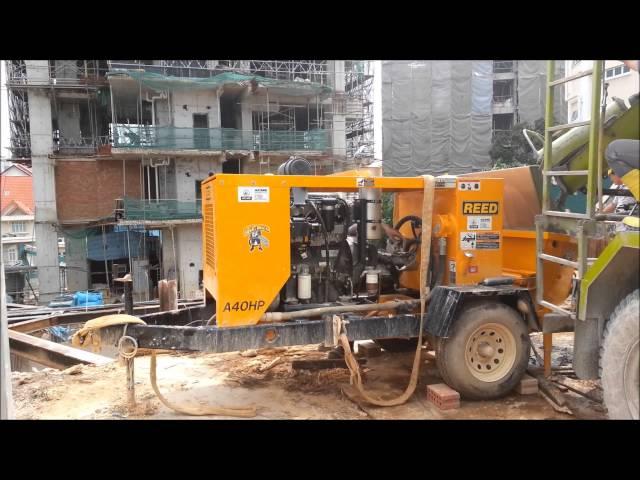 REED A40 Singapore Concrete and Shotcrete Pump