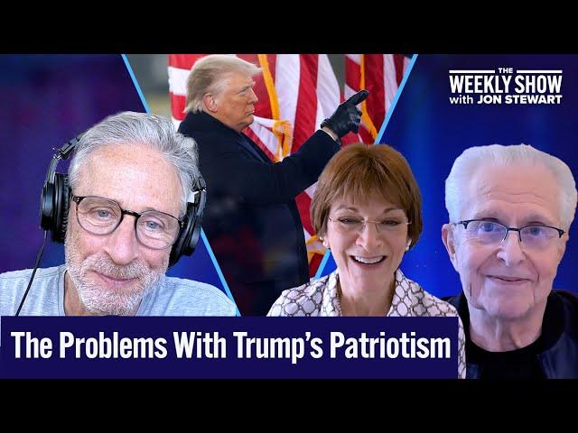 Trump 2024: The Patriotism Paradox with Jon Stewart, Mona Charen & Laurence H. Tribe