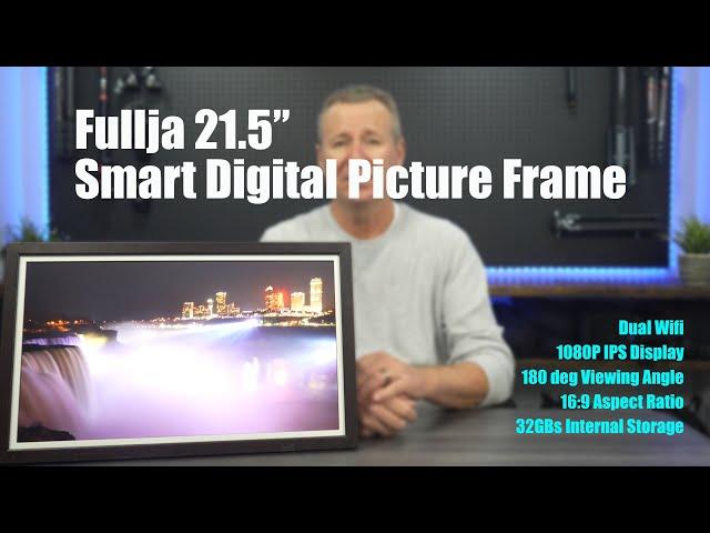 Fullja 21.5" Smart Digital Picture Frame 2023