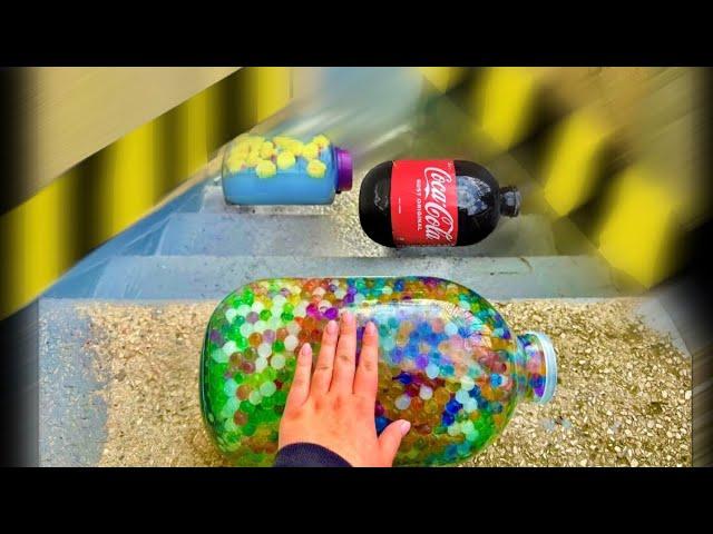 Breaking glass bottles A Crushing Crunchy & Soft Things !️ 6 hours of enjoyment #asmr