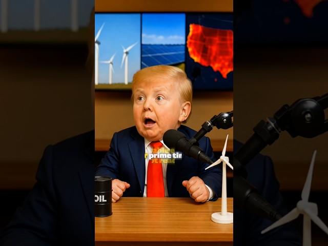 Baby Trump on Renewable Energy  | “It’s Not Ready for Prime Time!”#babytrump #shorts