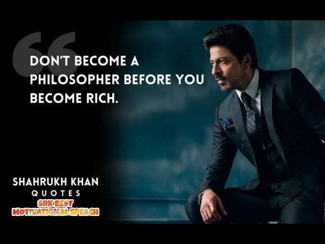 Shahrukh Khan Best Success Motivational Video | Srk Motivational Speech | Inspire Planet