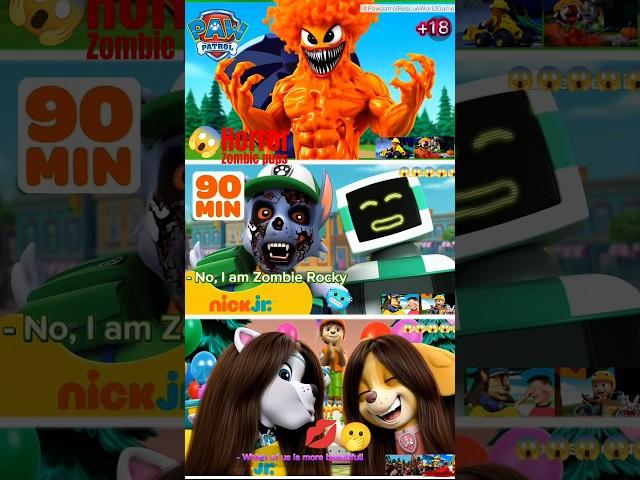 PAW Patrol Zombie: Zuma, Skye, Rocky and Marshall #pawpatrol #shorts #horror #zombie #brawlstars