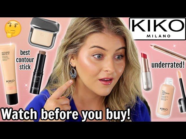 OMG! Testing KIKO MILANO // Full Coverage 2-in-1 Foundation, Contour Stick & more!