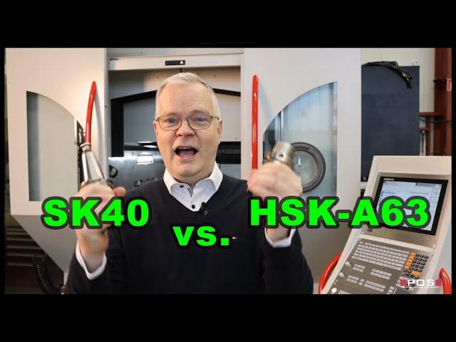 HSK-A63 versus SK40! Which tool holder wins the race?