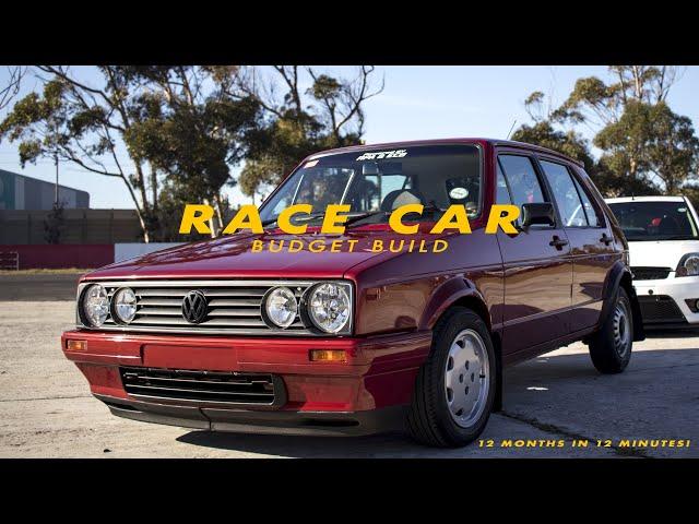 Building a Mk1 Golf 2.0l 8v in 12 Minutes! | 12 Months in 12 Minutes