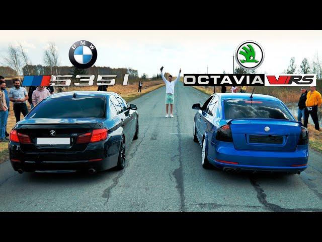 BMW 535i vs Octavia RS + AMG GLA45 + BMW M340i + AUDI A4 st.1 + BMW 3 st.1