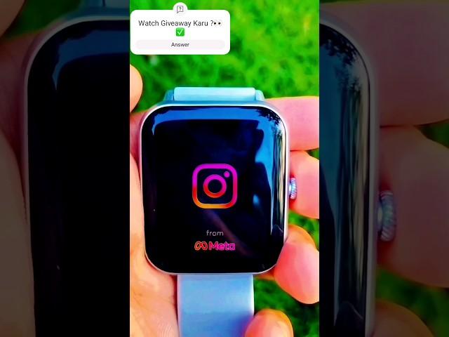 Instagram In Watch Instagram Code 4G#shorts #giveaway #smartwatch #applelogocode #instagraminwatch