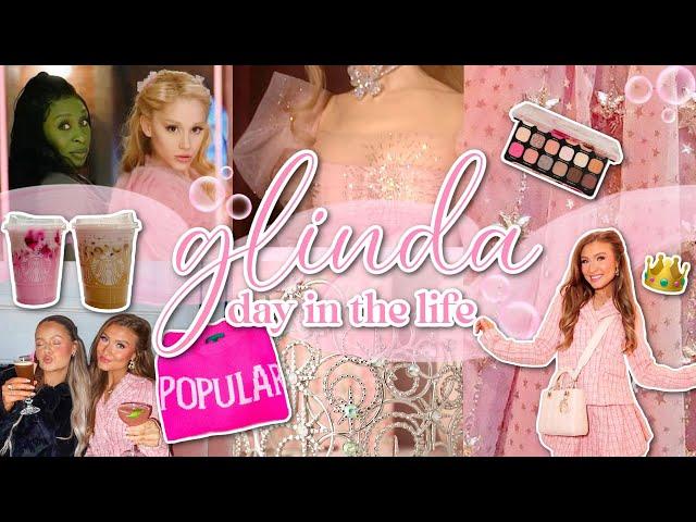 Living Like Glinda for a Day🫧 | Wicked Screening, Inspired Makeup, Outfit & Hair | Lauren Norris