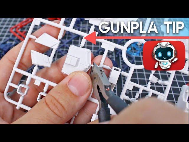 GUNPLA TIP : Cutting out Parts & Nub Removal