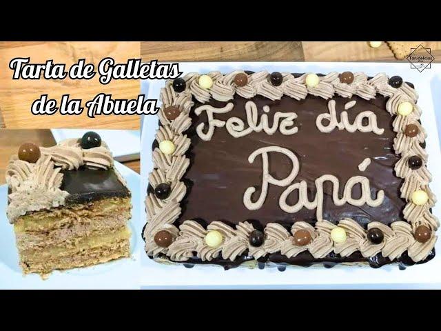 TARTA DE GALLETAS DE LA ABUELA CASERA, la de Toda la Vida! Sin Horno