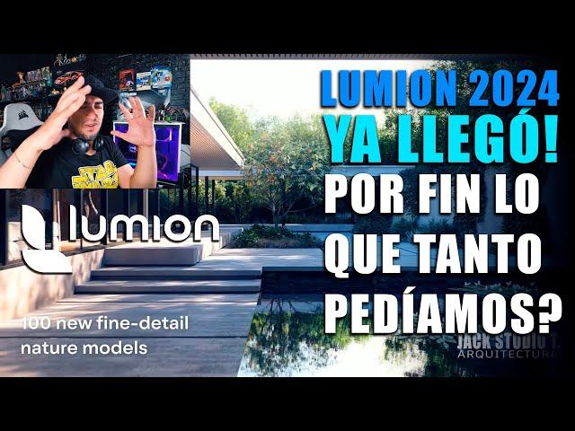 LUMION 2024 LLEGÓ  ARQUITECTO REACCIONANDO  RAYTRACING REAL POR FIN