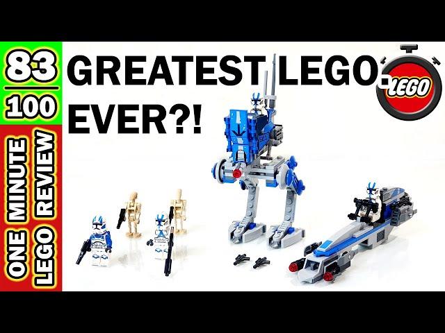 Greatest LEGO Ever?! Star Wars 501st Legion Clone Troopers OneMinuteLegoReview 75280 #shorts