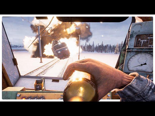 Deadly Train Heist Gone Horribly Right in Trans Siberian Railway Simulator